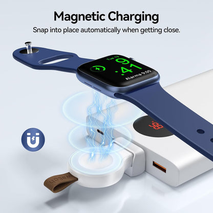 Portable Charger for Apple Watch  Iwatch USB Wireless Charger, Travel Cordless Charger